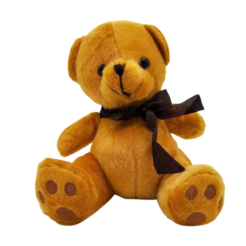 1 Piece - 8" Brown Teddy Bear